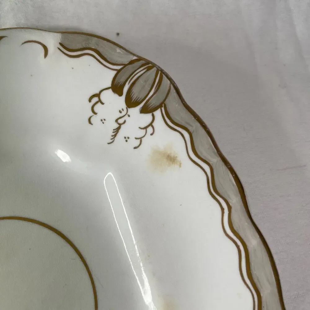 Antique Carl Tielsch Altwasser Germany Iridescent Side Plate #3/299